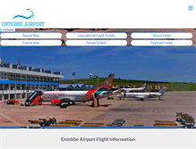 Tablet Screenshot of entebbe-airport.com